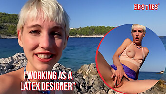 First-Timer Babe Indulges In Outdoor Self-Pleasure In Croatia