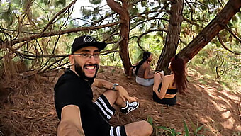 I Join Two Friends For A Workout And Unexpectedly Engage In A Threesome Outdoors