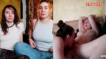 La Rencontre Lesbienne Passionnée De Zora Et Innana Avec Des Baisers Intenses Et Une Éjaculation