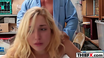 Teen Thief Gets Fucked Hard In The Office