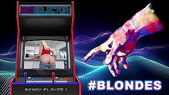 Blonde Babes In The Game - Interactive Porn With Blake Blossom