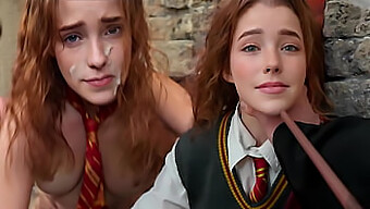 Hermione Granger的紧致阴道在pov中被操