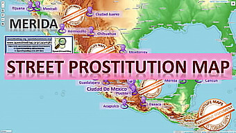 Mexican Whores Offer Their Services In A Street Prostitution Map