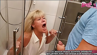 German Milf Caught In Action By Her Husband