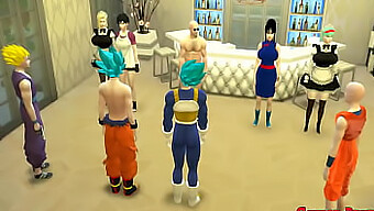 Milf Goku And Wife Gohan Take Charge And Recover Their Beautiful Wives And Punish For Being Unfaithful Bitches