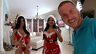 Xmas Special Featuring Rebeca Linares And Abella Anderson