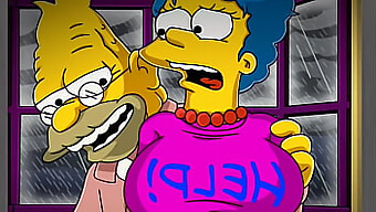 Marge Simpson, The Classic Cartoon Housewife, Is Mistakenly Identified As A Prostitute By Her Elderly Neighbor Due To Her Revealing Attire. Left Alone, She Is Ravished In All Her Tight Openings While Her Husband Homer Is Away At Work. This Is A Comic And Visual Novel Parody Of The Simpsons, Blending Anime And Manga Styles With A Fetishistic Focus On Tight Openings And Busty Characters.