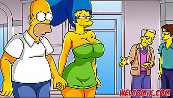 Schau Dir Eine Sexy Milf In Aktion In Diesem Simptoons, Simpsons Hentai-Video An