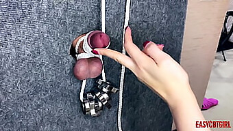 Bdsm Play With Femdom And Gloryhole In Homemade Video