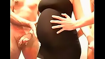 Pregnant Mom Gets Her Fill Of Cum In Group Sex