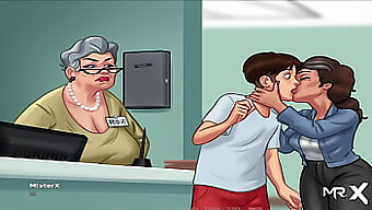 Summertime Saga - Older Woman With Missing Teeth Gives Oral Pleasure