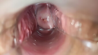 Intense Clitoris Orgasm And Cervical Stimulation